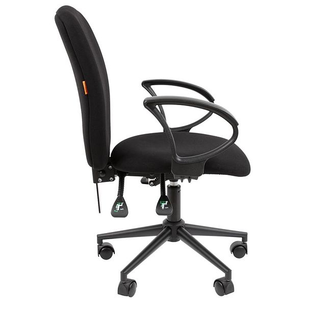 Кресло офисное Chairman CH 9801, пятилучие металл, ткань, черное, 7150934 - Вид 5