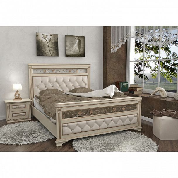 Кровать "Валенсия 120" сосна - Вид 1