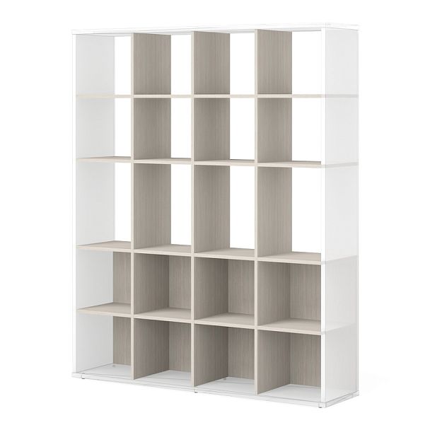 Комплект стоек и полок для стеллажа "Тандем Премиум"  ПК-ТНП-СЖ190Х155С/ПЛ-В1-30 дуб альпийский - Вид 1