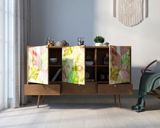 Комод Berber три дверки и три ящика 29 принт арт BB24/Print_29 - Вид 2