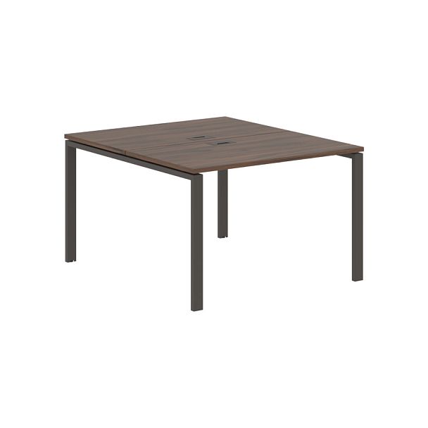 Стол 2-х местный EUWST 1113 Дуб Денвер тёмный/Мокко 1160х1346х750 EDIS - Вид 1