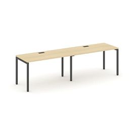 Стайл Проджект Рабочая станция 1 сторон. SN-4P.ORS-001 Акация Лорка/Металл Антрацит 1960*600*750 - Фото предпросмотра