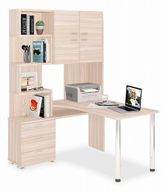 Стол компьютерный Домино СР-500М/140 Карамель левый - Вид 1