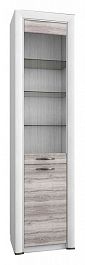 Шкаф-витрина Olivia 1V1D - Фото предпросмотра