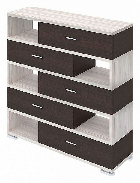 Тумба комбинированная Домино СБ-40/5 Венге/Карамель - Вид 1