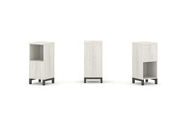 Стайл Проджект Набор стеллажа 2-х сторон., 2 яр. SN.NSD-211 Дуб Наварра/Металл Антрацит 387*400*881 - Фото предпросмотра