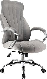 Кресло руководителя Everprof Coral (Корал) Ткань Серый - Фото предпросмотра