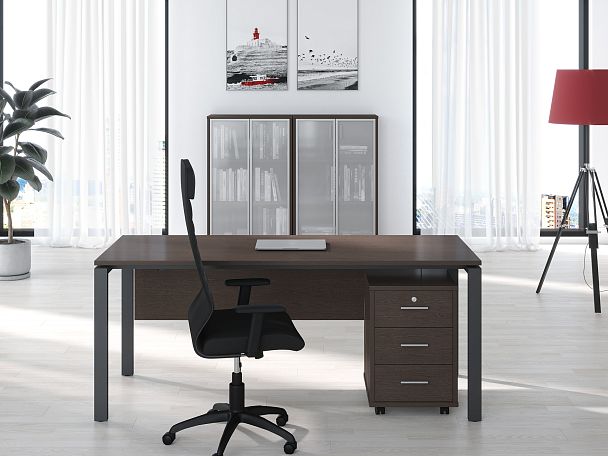 Стол письменный Trend 180x72x75 тёмный дуб - Вид 12