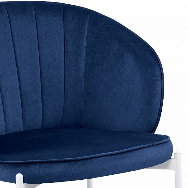 Комплект кухонных стульев Миэль синий велюр/белый, 3 шт. - Вид 8