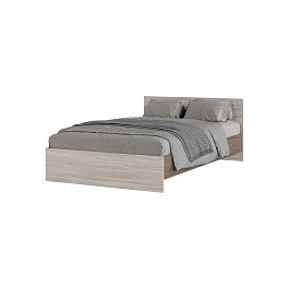 КР 556 Бася ЛДСП кровать 1200 шимо темный/шимо светлый - Фото предпросмотра