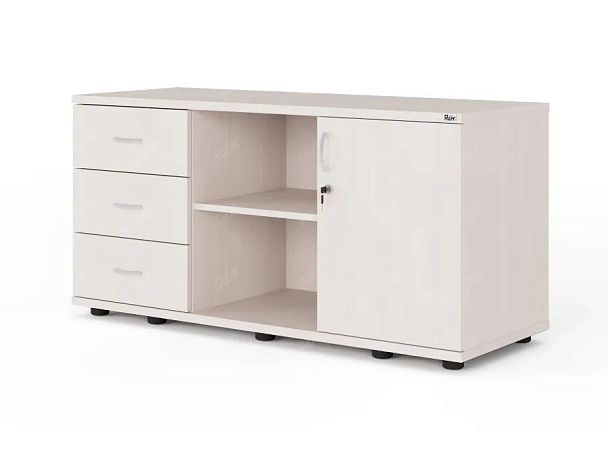 ЛАЙТ / LIGHT RLG023-120x45 Тумба 4 ящика 120x45x60 Дуб Молочный - Вид 1