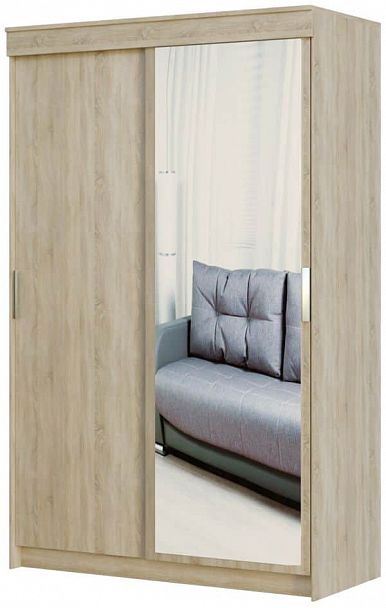 Шкаф-купе "Оптима" 140 (зеркало) - Вид 1