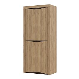 Спальня "Паола" ШК 701 (972х2200х532 мм) дуб крафт золото - Фото предпросмотра