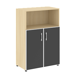 Yalta Шкаф LT.ST-2.2 R black Акация/Стекло black 800*450*1195 - Фото предпросмотра