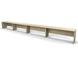 EUROPE/ЕВРОПА RE012-712х60 Односторонняя станция 7120x600x750 Акация светлый - Фото предпросмотра