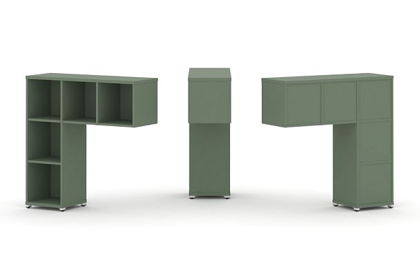 Concept Надставка низкая CN.ONN-001 Кобо/Металл Белый 1099*365*1130 - Вид 1