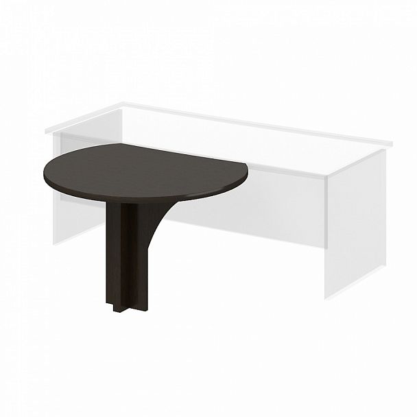 Конференц стол "Лидер" ПК-ЛДР-ПР100х118/38-В1-179 дуб ферраре - Вид 1