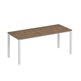 Стол письменный на металлокаркасе КФ Комфорт КФ К.Б1 1134 ШТ дуб шамони темный / белый - Фото предпросмотра