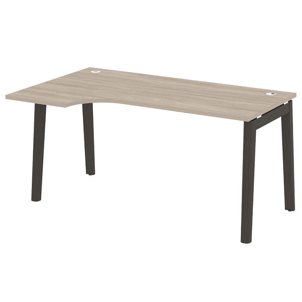 Onix Wood Стол эргономичный левый OW.SA-1 (L) Дуб аттик/Дуб тёмный/Антрацит металл 1580*980*750 (720/460) - Вид 1
