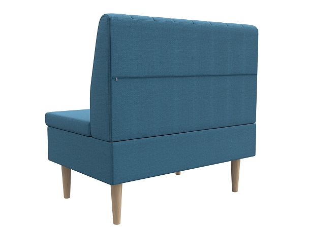 Диван прямой Мини Рогожка голубой - Вид 5