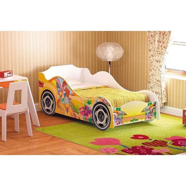 Кровать "Омега 12" ЛДСП девочка - Вид 1