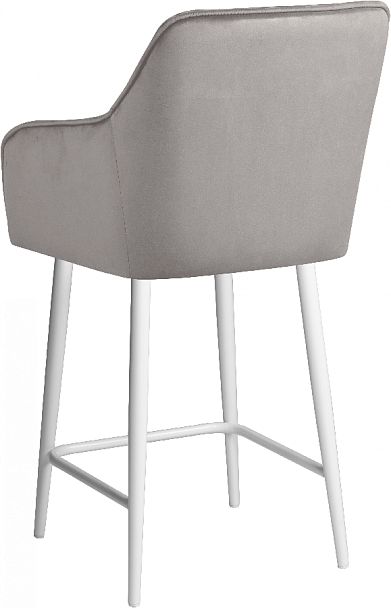 Комплект полубарных поворотных кресел Мони К, Confetti silver/белый, 3 шт. - Вид 6