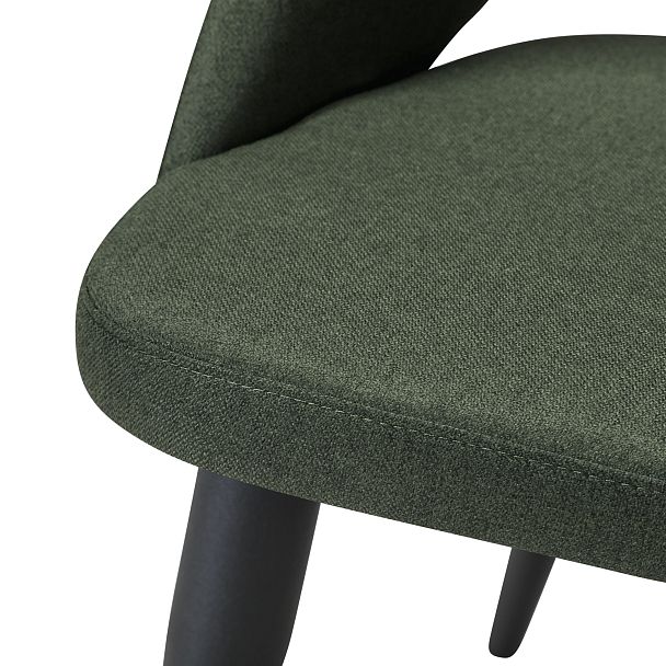 Стул Lars тёмно-зелёный/черный - Вид 6