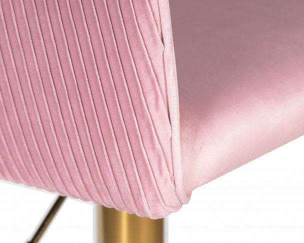 Стул барный DOBRIN DARCY GOLD (розовый велюр (1922-16)) - Вид 7