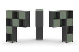 Concept Надставка высокая CN.DNV-001 Кобо/Антрацит/Металл Антрацит 1099*350*1486 - Фото предпросмотра