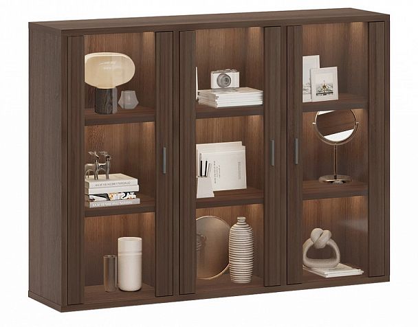 Тумба-витрина Домино СУ(ш3в1)+3ФС Шамони - Вид 2