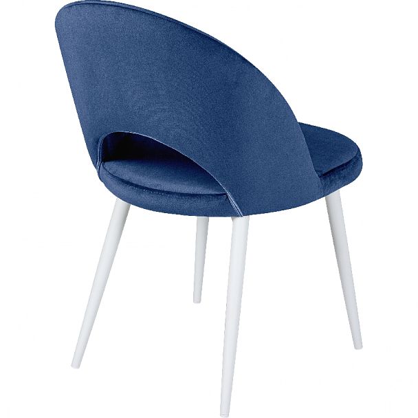 Комплект кухонных стульев Рэди синий велюр/белый, 3 шт. - Вид 4