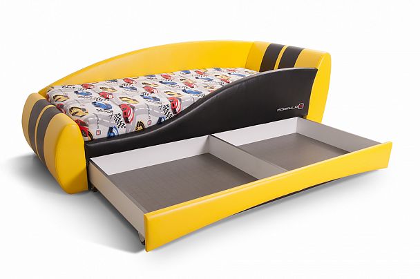 Кровать "Формула-Мини" жёлтый - Вид 3