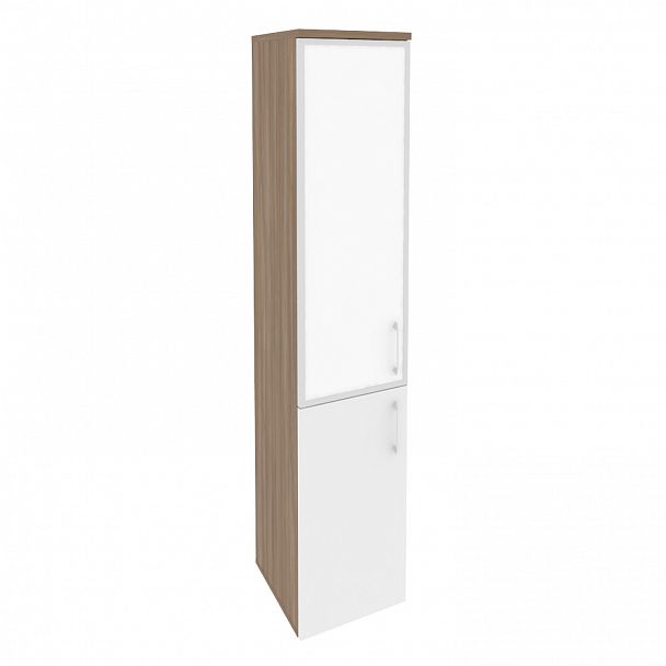 Шкаф "Onix" O.SU-1.2R white/black дуб аризона/белый - Вид 2