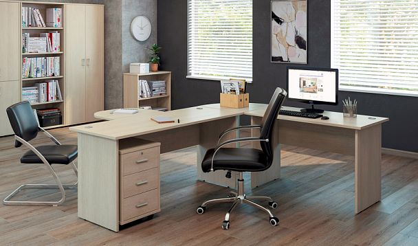 Стол эргономичный левый Trend 140x90x75 дуб феррара - Вид 31