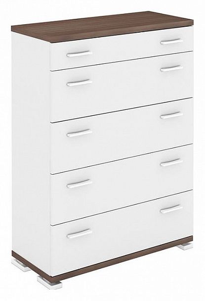 Комод Домино КМ-1 Белый/Шамони - Вид 1