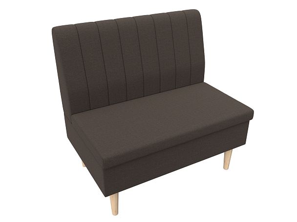 Диван прямой Мини Рогожка коричневый - Вид 6
