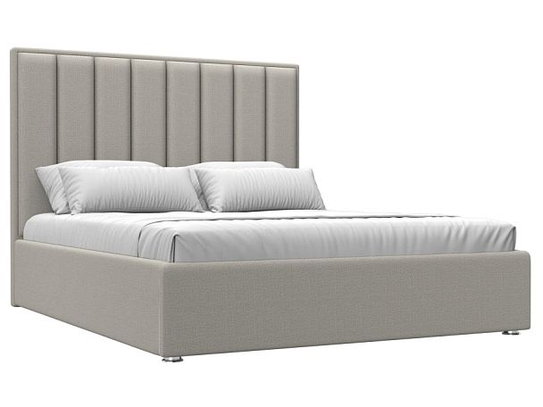 Кровать интерьерная Афродита 160 Рогожка бежевый - Вид 1