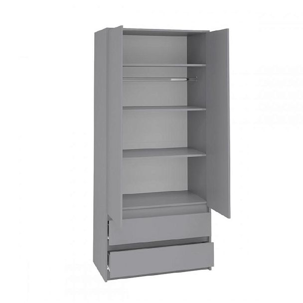 мс Айден ШК06-900 шифер серый ЛДСП/шифер серый ЛДСП (не выбирать) - Вид 2