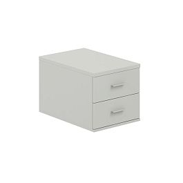 Подвесная тумба с 2 ящ., 600, 400х446х342 / корпус: серый бархат; фасады: серый бархат Сигма / Sigma - Фото предпросмотра