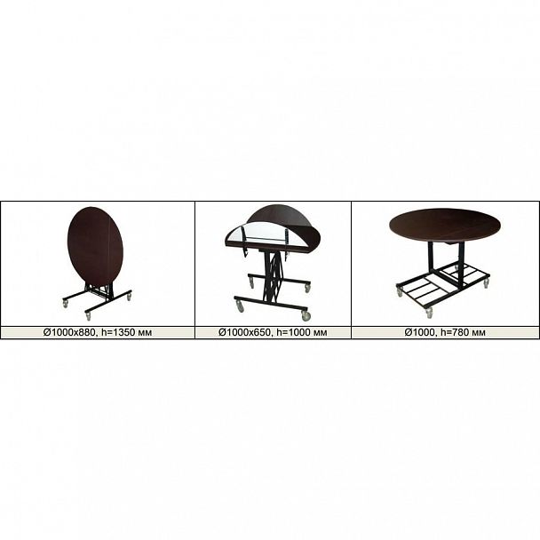 Стол складной "Рум-сервис" квадратный - Вид 9