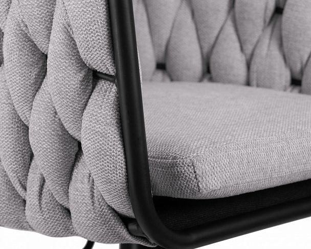 Стул барный DOBRIN LEON (серая ткань (LAR 275-17)) - Вид 8