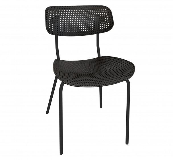 Стул  Точка Роста Sheffilton SHT-S85М черный черный/черный муар, стопируемый - Вид 1