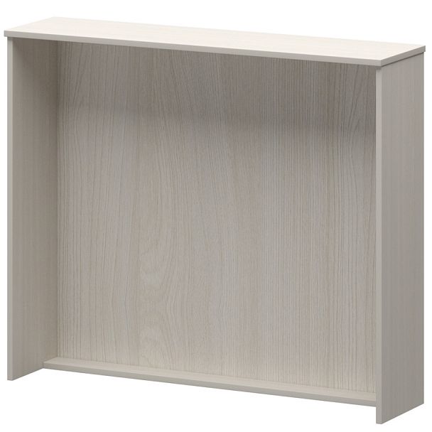 Стойка прямоугольная А-553 Ясень шимо 1460x360x1220 Ресепшн - Вид 1