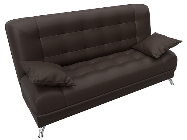 Диван Книжка Анна (полностью экокожа коричневая) - Вид 5