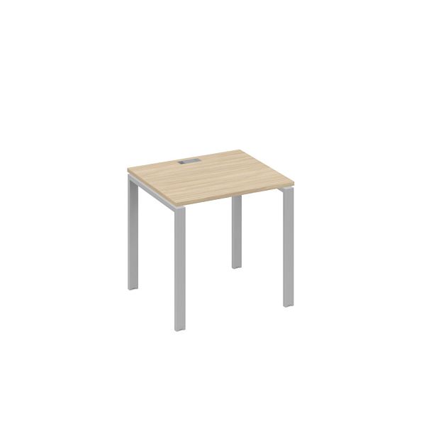 Стол письменный на металлокаркасе UNO A4 А4 Б1 011 БП дуб скандинавский / металлокаркас серый - Вид 1
