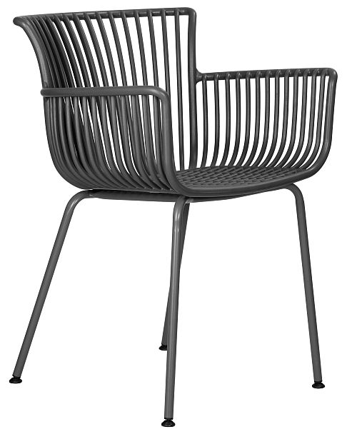 Стул обеденный DOBRIN ROSS (темно-серый (GR-04) без подушки) - Вид 2