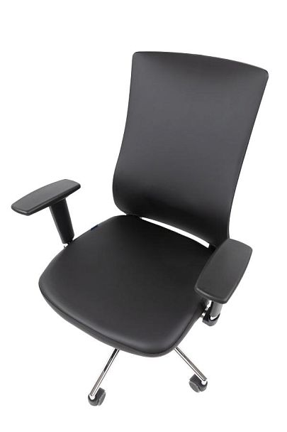 Офисное кресло Chairman 500LUX Россия экокожа черный БП - Вид 9