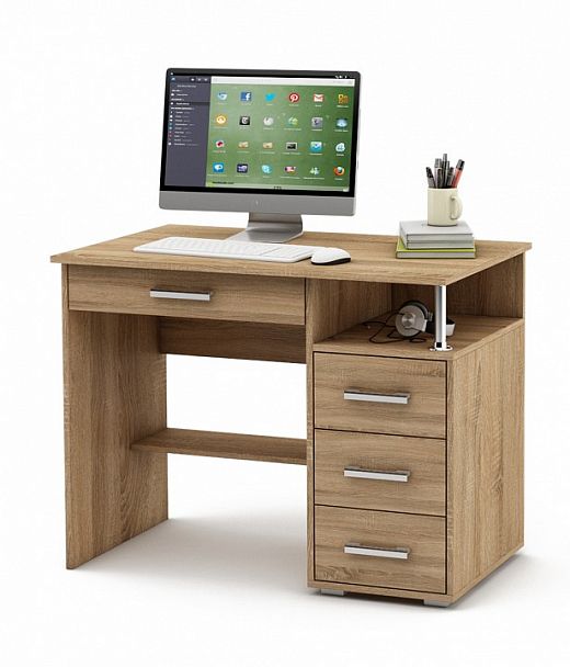 Стол письменный Амбер-3Я - Вид 1