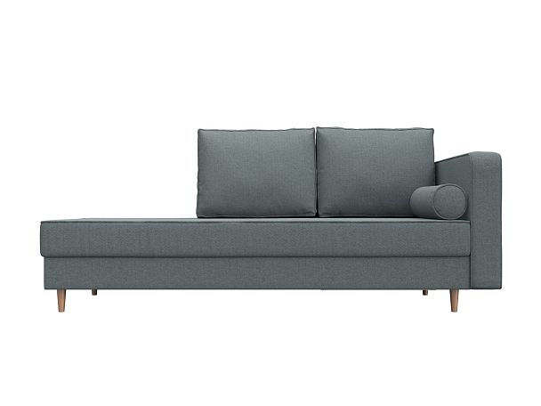 Кушетка Прайм правая Рогожка серый - Вид 2