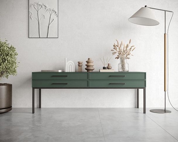 Консоль с четыремя ящиками Nicole арт NEM23G - Вид 4